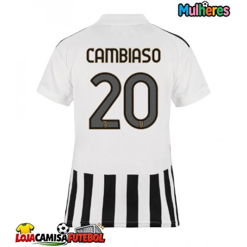 Camisa de Futebol Juventus Andrea Cambiaso #20 Equipamento Principal Mulheres 2026-27 Manga Curta